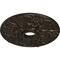 Ekena Millwork Norwich Ceiling Medallion (Fits Canopies up to 4 1/2"), 18"OD x 3 1/2"ID x 1 3/8"P, Stone Hearth CM18NOSHF - alternate 2